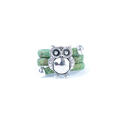 Owl pendant Antique Silver women's Ring RW-015-MIX-10