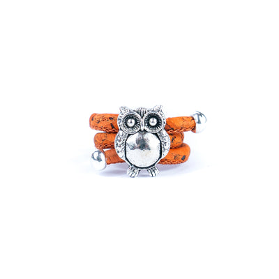 Owl pendant Antique Silver women's Ring RW-015-MIX-10