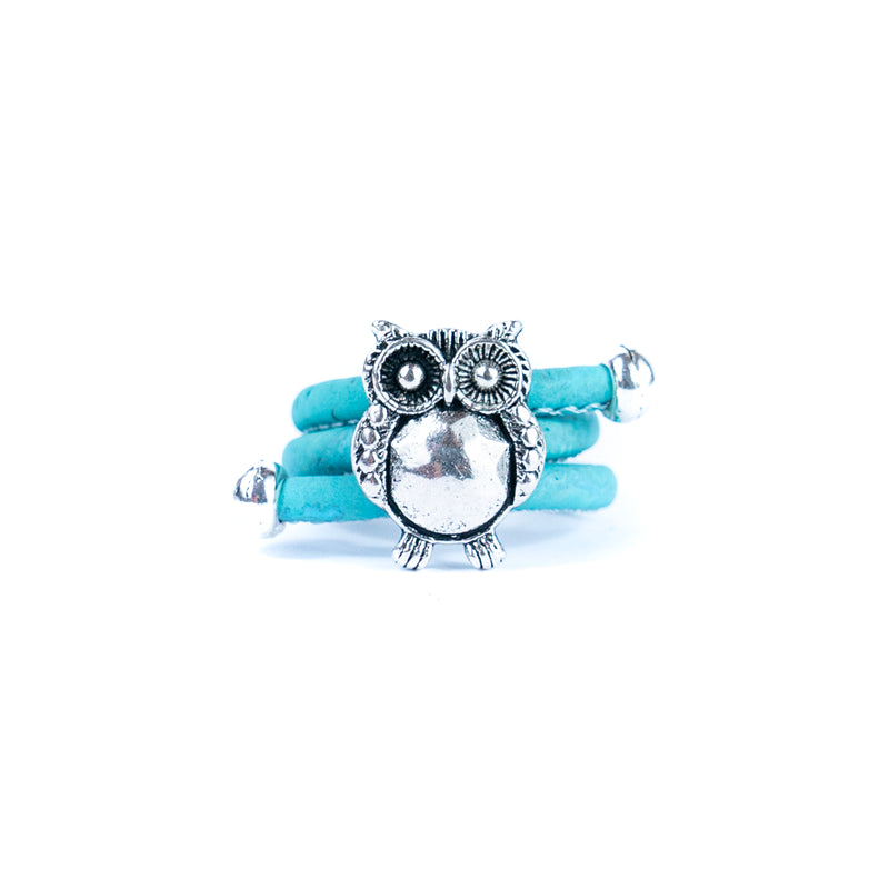 Owl pendant Antique Silver women&