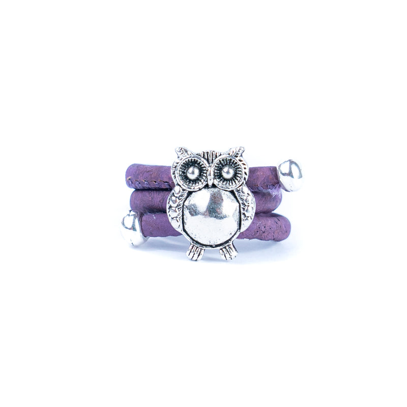 Owl pendant Antique Silver women&