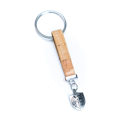 Cork Handcrafted Keychain I-087-MIX-10