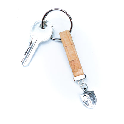 Cork Handcrafted Keychain I-087-MIX-10