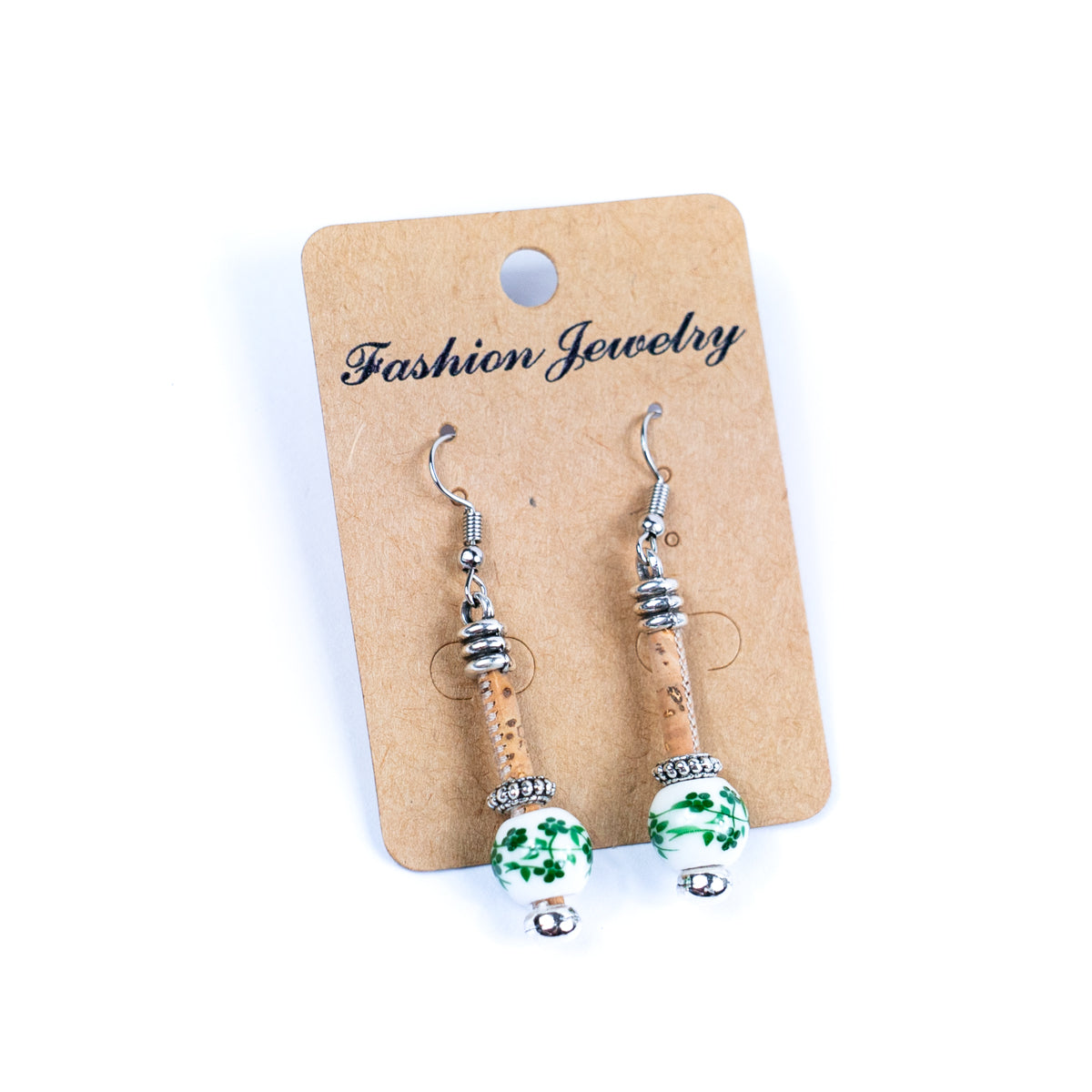 Cork earring  Original handmade ladies earrings-ER-134-MIX-5-new