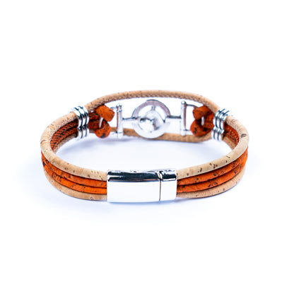 Cork jewelry cork handmade bracelet for  Unisex  bracelet BR-519-MIX-5