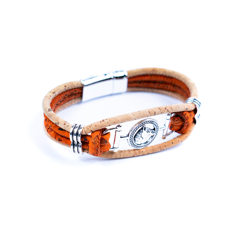 Cork jewelry cork handmade bracelet for  Unisex  bracelet BR-519-MIX-5