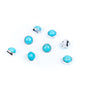 10 Pcs for 10mm flat leather, Multicolor beads slider Antique silver beads jewelry supplies jewelry findings    D-1-10-152