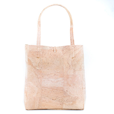 Natural Cork Minimalist Style Ladies' Tote Bag BAGP-250