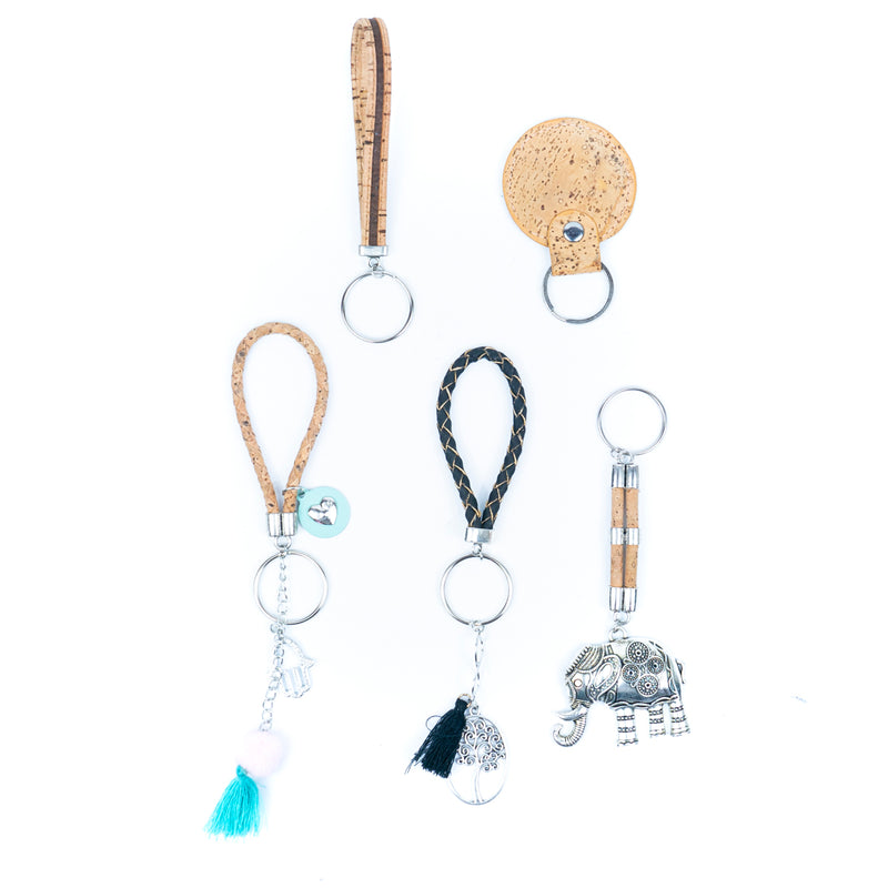 Pack of 5 Faulty Cork Keychains SI-003-5