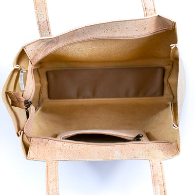 Natural Cork Minimalist Style Ladies' Tote Bag BAGP-012