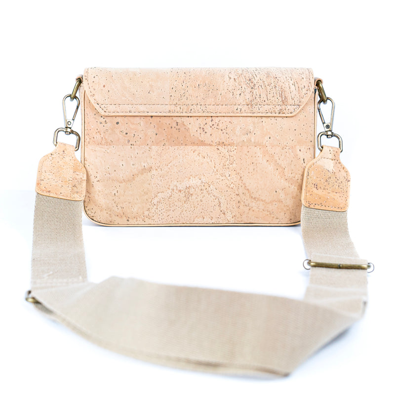 Natural Cork Structured Crossbody Bag for Women BDCS-BAG-2310