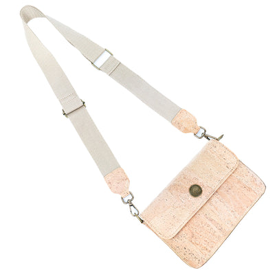 Natural Cork Structured Crossbody Bag for Women BDCS-BAG-2310