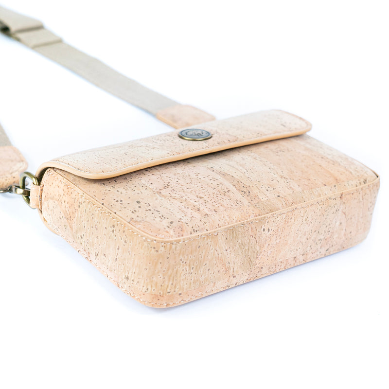 Natural Cork Structured Crossbody Bag for Women BDCS-BAG-2310