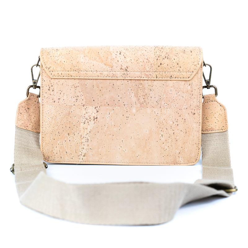 Natural Cork Women’s Structured Crossbody Bag BDCS-BAG-2309