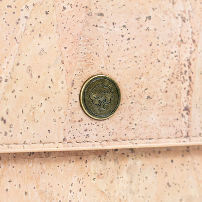 Natural Cork Women’s Structured Crossbody Bag BDCS-BAG-2309