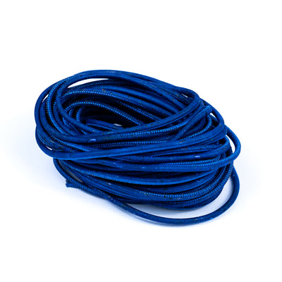 3MM round BLUE cork cord   COR-631(10 meters)