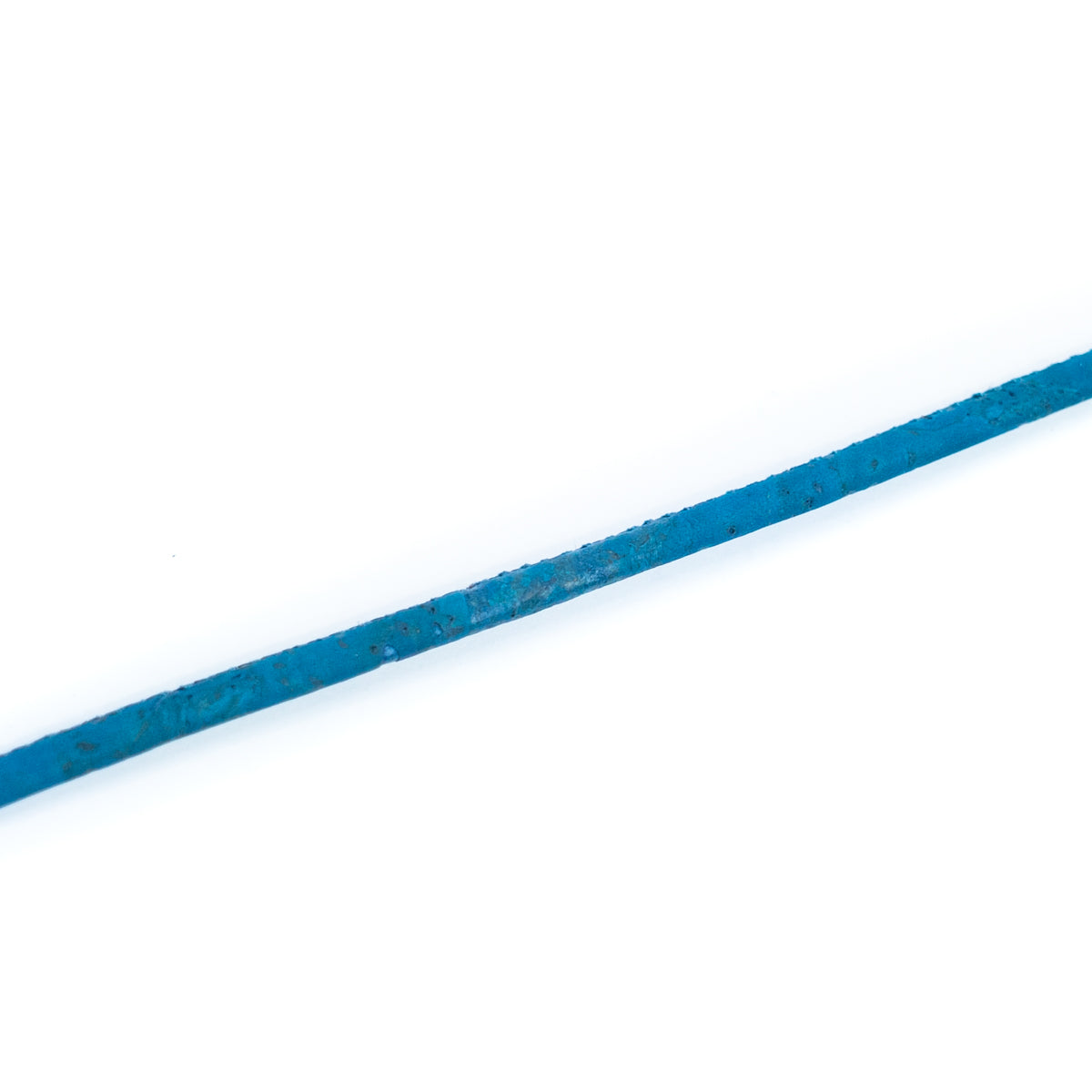 3MM round turquoise cork cord  COR-639(10 meters)