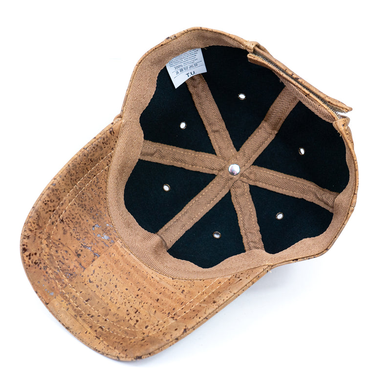 Eco-Friendly Cork Baseball Cap – Adjustable Fit L-1080