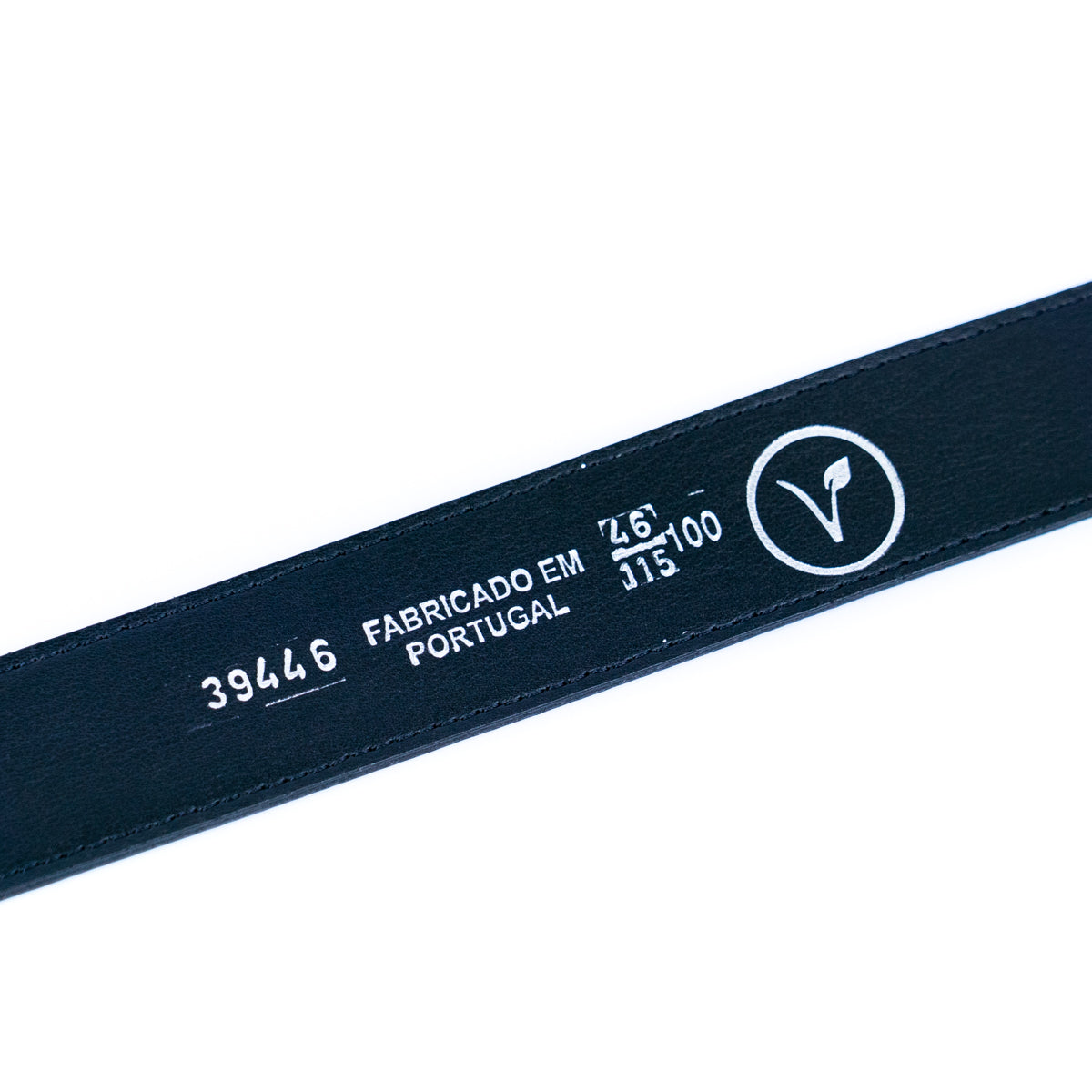 Men’s Cork Belt with Silver Rectangular Buckle L-1039