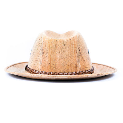 Natural & Tobacco-Toned Cork Cowboy Hat  L-1040