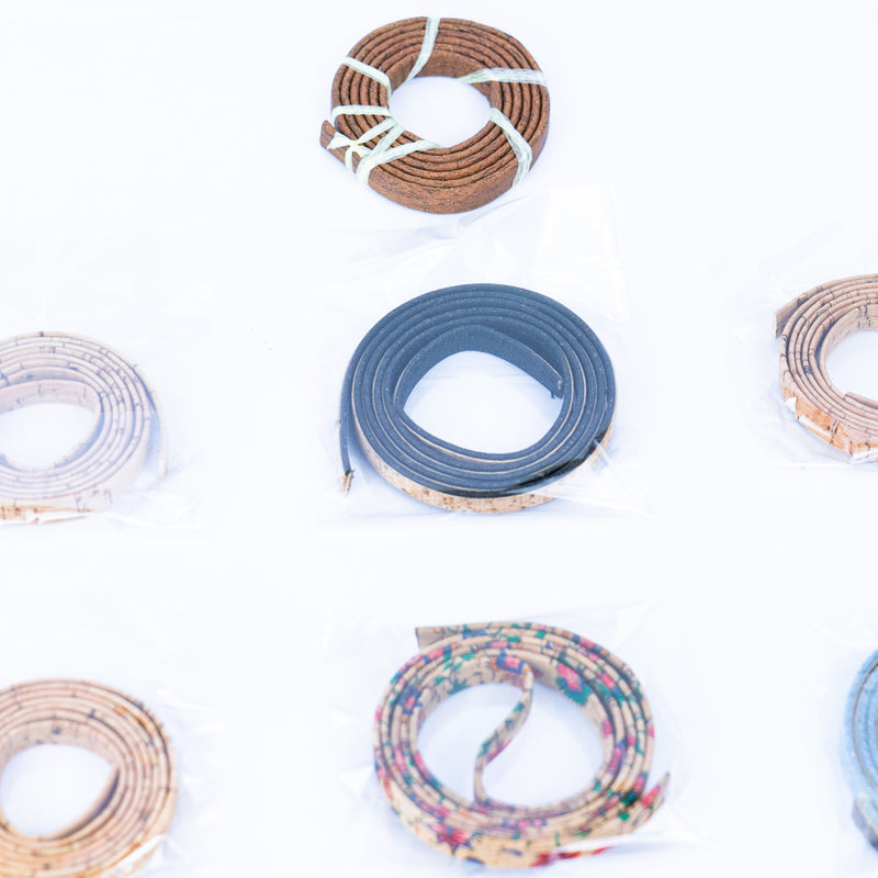 10mm Flat Cork Cord Random Send 100 Meters SCOR-12-100