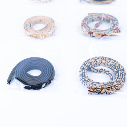 10mm Flat Cork Cord Random Send 100 Meters SCOR-12-100（100meters）