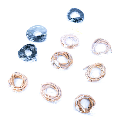 Faulty 10 Packs of 1m Random Cord for Jewelry Making SCOR-13-10 (Random Round 5mm)