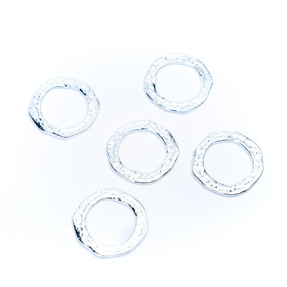 5pcs Outer diameter appro.39mm round alloy pendant accessories jewelry finding suppliers D-3-538