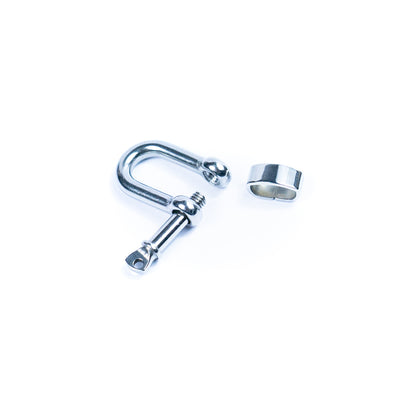 5Pcs for about 10*3mm Clasp Stainless steel leather clasp , antique silver, jewelry supplies jewelry finding D-1-6