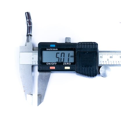 2Pcs for about 10*5mm Stainless steel leather clasp , antique silver, jewelry supplies jewelry finding D-1-2