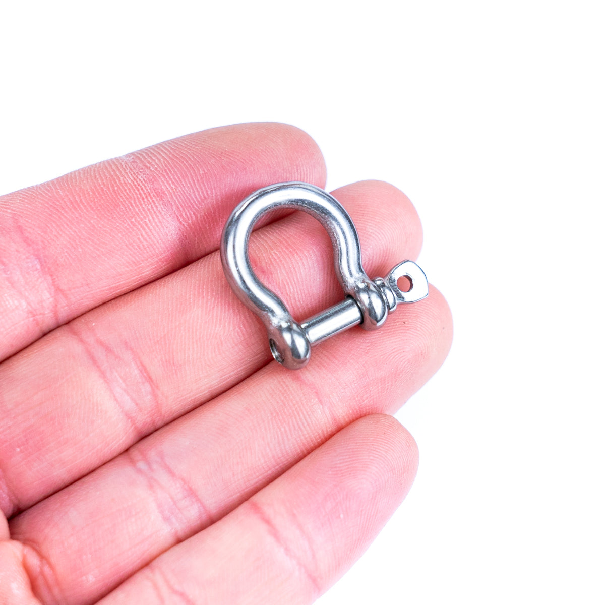 2Pcs for Shackle Clasp Stainless steel leather clasp , antique silver, jewelry supplies jewelry finding D-1-4