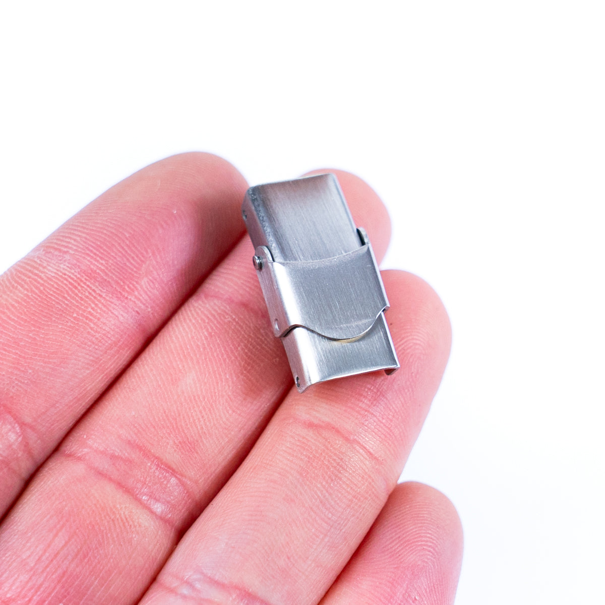 5Pcs for about 10*3mm Clasp Stainless steel leather clasp , antique silver, jewelry supplies jewelry finding D-1-5