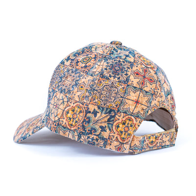 Cork Printed Women's Baseball Cap L-065-10