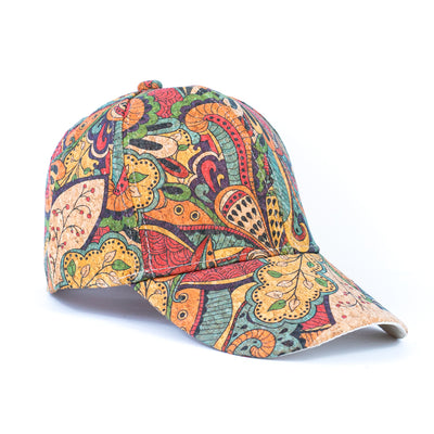 Cork Printed Women's Baseball Cap L-065-10