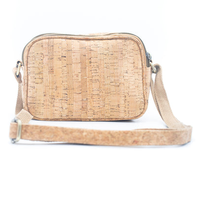 Floral & Mosaic Cork Crossbody Bag – Eco-Friendly & Stylish BAGF-057