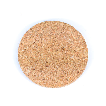 (5units)Vintage Cork and Ceramic Tile Coaster Cup Pad L-069