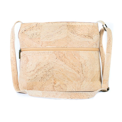 Cork Crossbody Bag with Zipper Detail BAGP-286