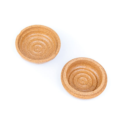 Soothing Lavender Vegetable Soap with Natural Cork Dish L-1046-B