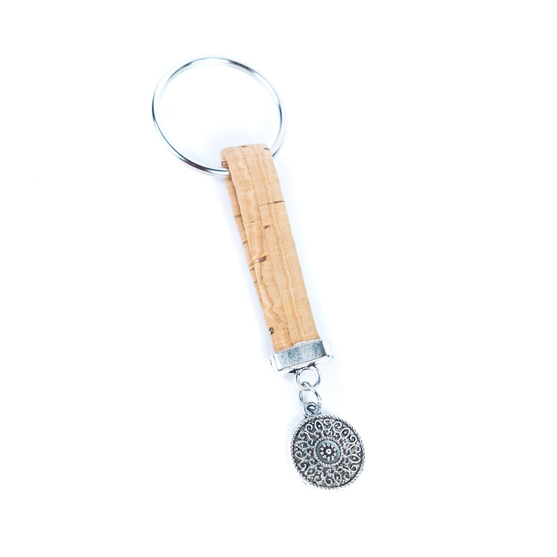 cork handmade  keychain  I-057-MIX-10（new）