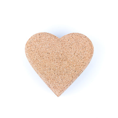 Heart shaped Versatile Cork Keepsake Box L-1058