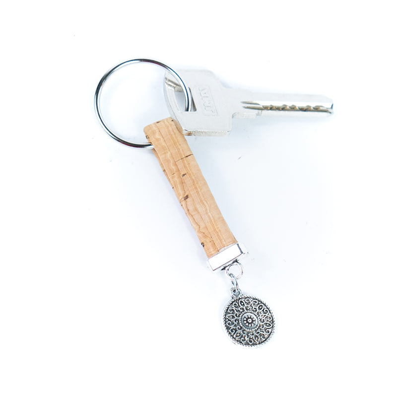 cork handmade  keychain  I-057-MIX-10（new）