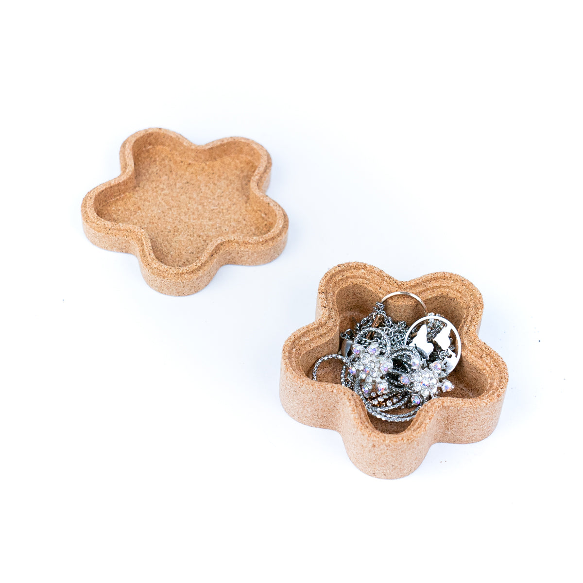 Star shaped Versatile Cork Keepsake Box L-1054