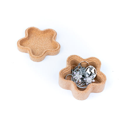 Star shaped Versatile Cork Keepsake Box L-1054