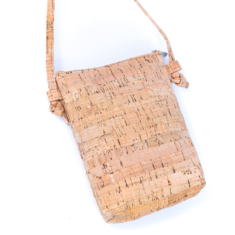 Minimalist Cork Sling Bag with Ethnic Flap Accent BAGD-529-MIX-5（5units）