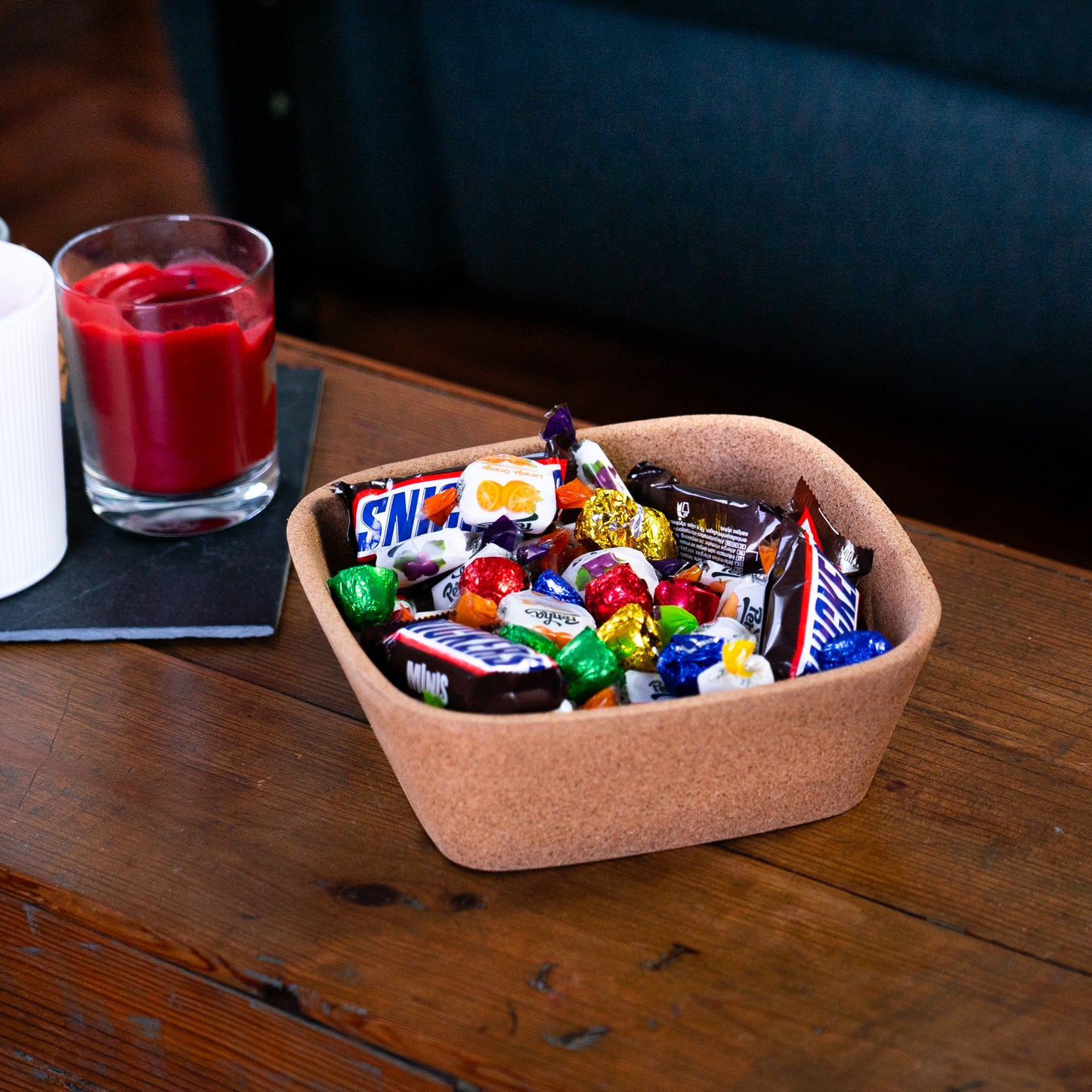 Cork Snack Square Bowl L-1045