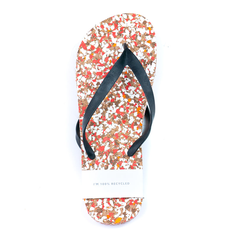 Eco-Friendly Cork Flip-Flops L-1083BCD