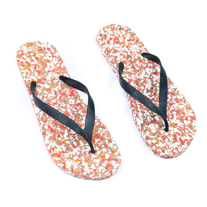 Eco-Friendly Cork Flip-Flops L-1083BCD