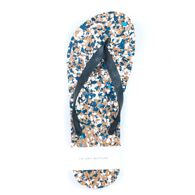 Eco-Friendly Cork Flip-Flops L-1083BCD