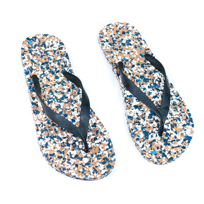 Eco-Friendly Cork Flip-Flops L-1083BCD