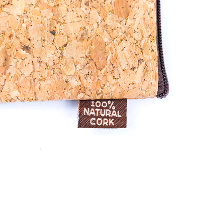 Natural Cork Single-Zip Women's Coin Purse BAGD-265-12(12 units)