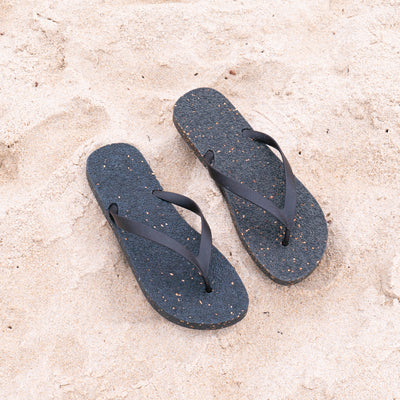 Eco-Friendly Recycled Cork and Rubber Flip-Flops L-1083-A